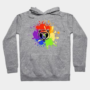 Bear Paint Splash Hoodie